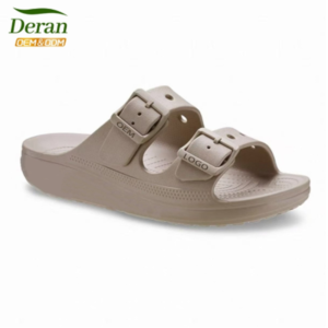Custom Double-Buckle EVA Wedge Sandals