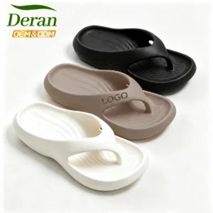 Custom Logo Ridged Footbed EVA Flip Flops